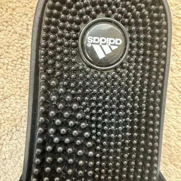 COPY - Adidas Black and White Slide Sandals - Picture 5 of 6